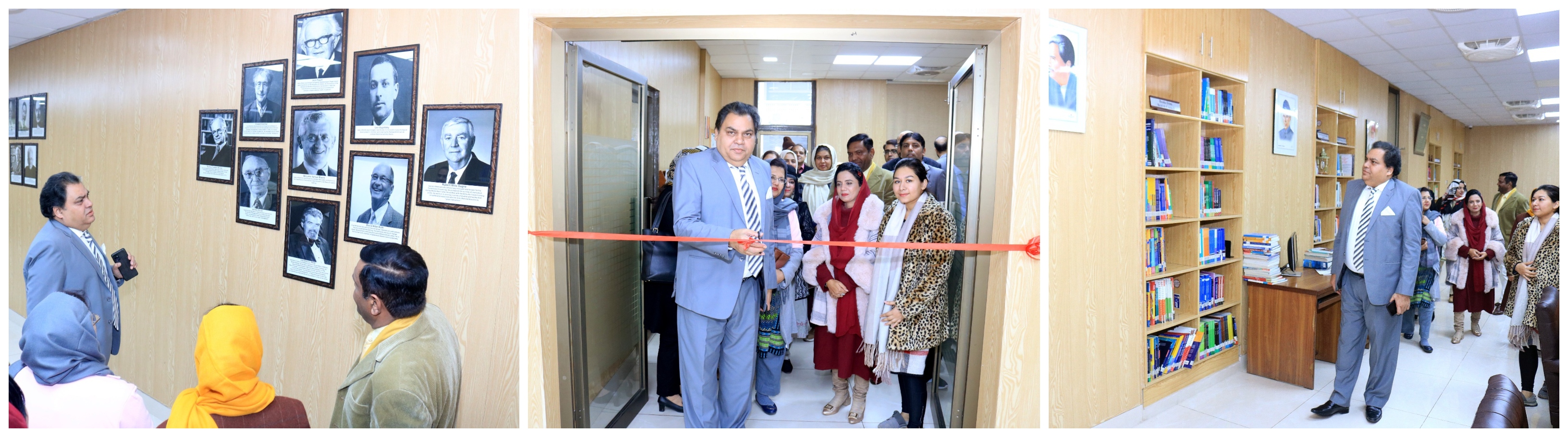 DG QAED inaugurated a Picture Gallery in the main library of  QAED Punjab