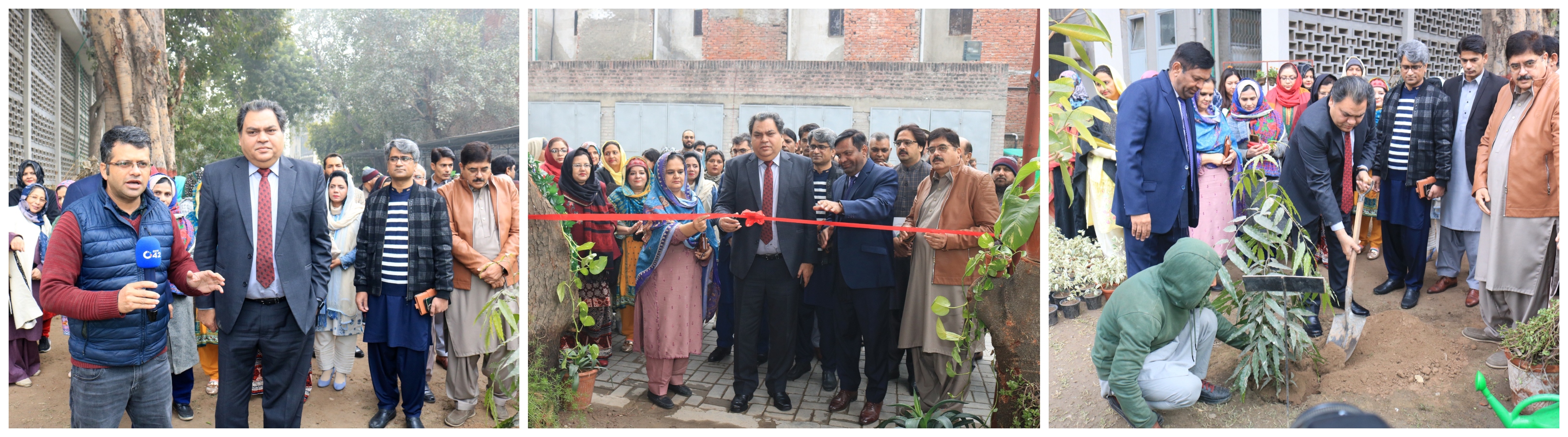 Director General of QAED, Mr. Tajammal Abbas Rana, inaugurated the Green Nursery.