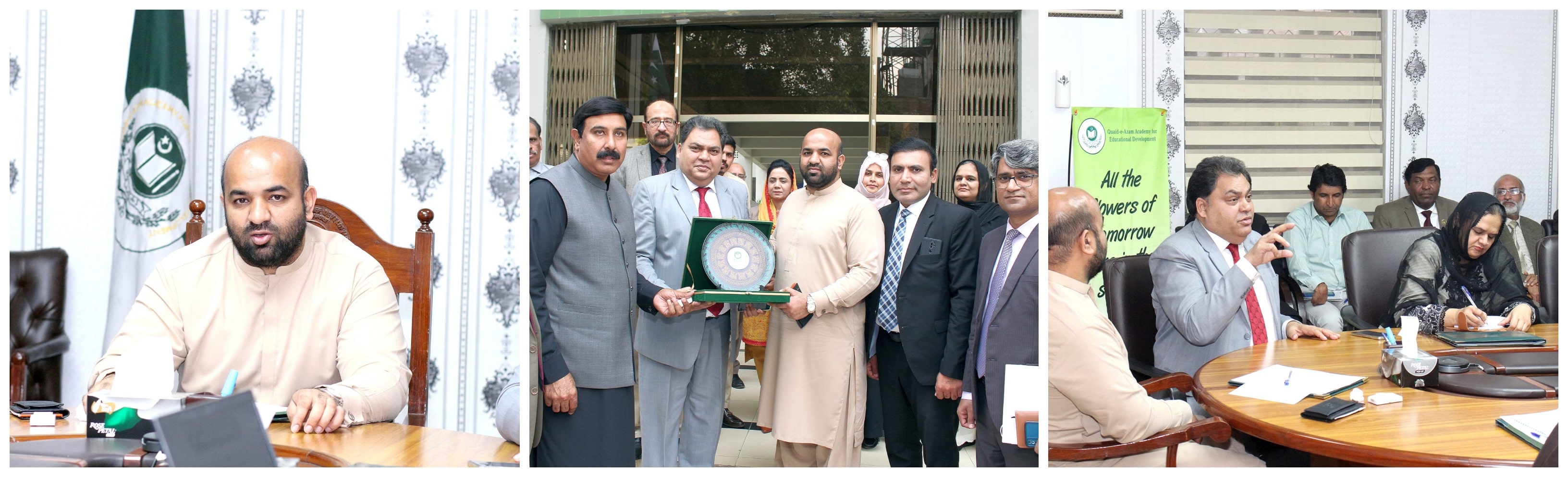 Minister for Education Rana Sikandar Hayat visited QAED Punjab