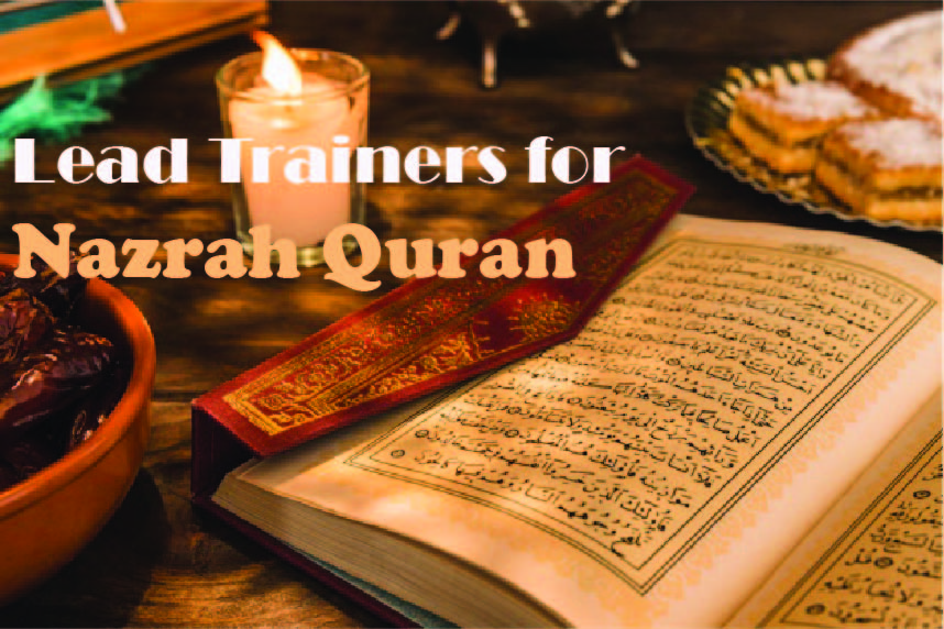 05 day Training on Lead Trainers on Teaching of Holy Quran (Nazraah) 