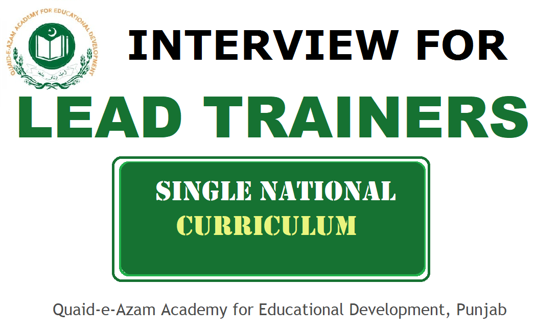 Interview of Lead Trainers (LTs) from 4th May, 2021 to 7th May, 2021