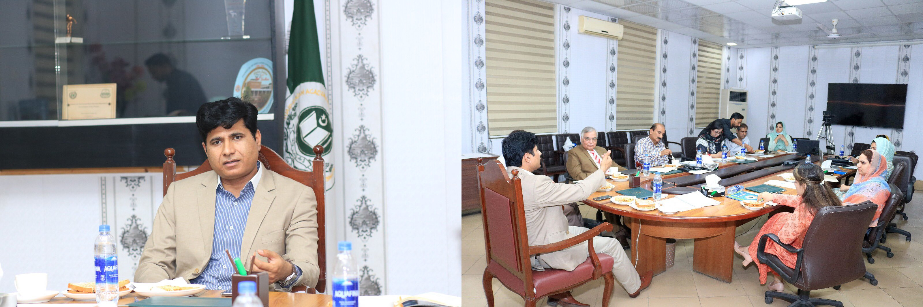 A consultative meeting was held at QAED HQ under the chairmanship of Mr.Jameel Ahmad Jameel,ADG QAED